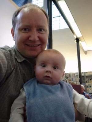 Robert and Dad in Amsterdam