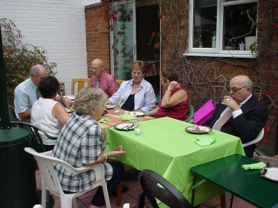 Patio dining scene #2