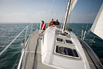 At sea on the Renaissance
