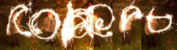 [ 5/11/09 - Sparkler writing ]